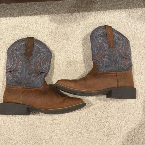 EUC Cody James Force Western Boots Blue Mens Sz 12D BCJSP25P2-3 Anti Slip Cowboy main image 10